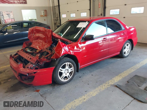 2005 Subaru Impreza Sedan (Natl) RS with VIN JF1GD67575H519911, listed as a IAAI auction lot 41346925 with 1 mi miles. Bid and sale history available at carsss.com. Image 16.
