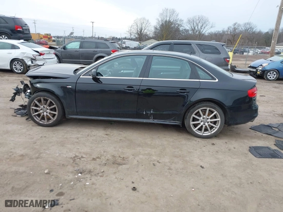 2016 Audi A4 Premium with VIN WAUBFAFL2GN000641, listed as a IAAI auction lot 41502841 with 149,667 mi miles. Bid and sale history available at carsss.com. Image 14.