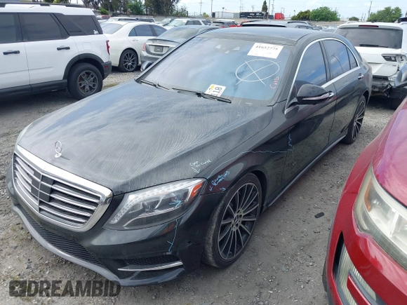 2015 Mercedes-Benz S-Class S 550 with VIN WDDUG8CB5FA133287, listed as a IAAI auction lot 41652775 with 55,788 mi miles. Bid and sale history available at carsss.com. Image 18.