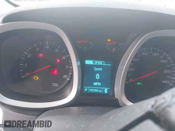2016 Chevrolet Equinox LT with VIN 2GNALCEK1G1173507, listed as a IAAI auction lot 41439456 with 105,382 mi miles and . Bid and sale history available at DreamBid. Image 7.