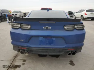 2021 Chevrolet Camaro 2SS with VIN 1G1FH1R72M0134385, listed as a Copart auction lot 45346705 with 28,201 mi miles and Salvage Title. Bid and sale history available at carsss.com. Image 6.