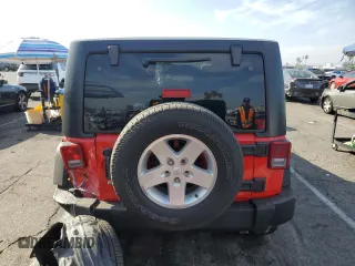 2018 Jeep Wrangler JK Unlimited Sport S with VIN 1C4HJWDGXJL855671, listed as a Copart auction lot 84122204 with 86,527 mi miles and Salvage Title. Bid and sale history available at carsss.com. Image 6.