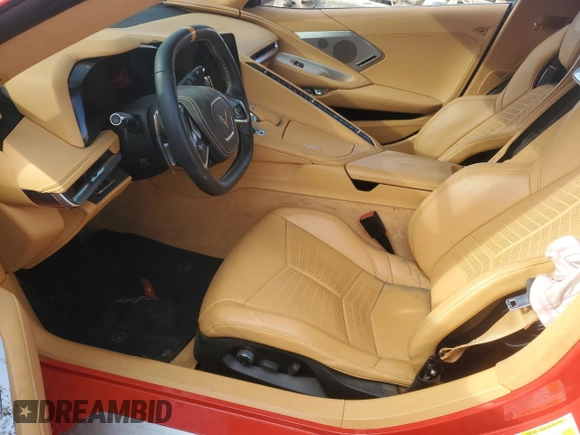 2021 Chevrolet Corvette 3LT z VIN 1G1YC2D4XM5100398, wystawiony jako Copart lot #49331985 z przebiegiem 8 800 mil mil oraz Szkoda całkowita • Salvage title. Historia ofert i sprzedaży dostępna na DreamBid. Obrazek 7.