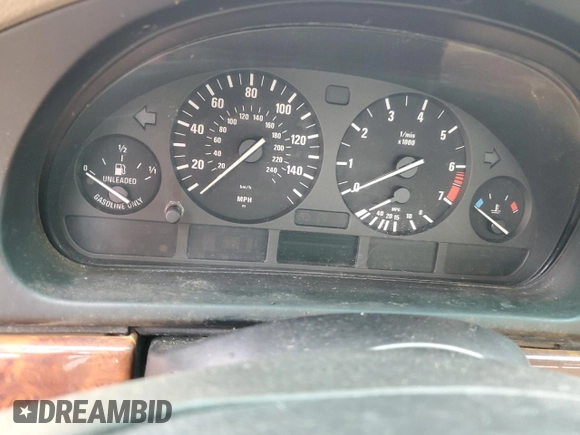 2000 BMW 5 Series 528iA with VIN WBADM6340YGU14726, listed as a Copart auction lot 50467755 with 0 mi miles and Clean Title. Bid and sale history available at carsss.com. Image 9.