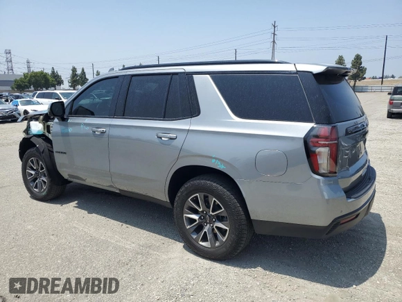 2023 Chevrolet Tahoe Z71 z VIN 1GNSKPKD9PR525616, wystawiony jako Copart lot #58828215 z przebiegiem 14 698 mil mil oraz Szkoda całkowita • Salvage title. Historia ofert i sprzedaży dostępna na DreamBid. Obrazek 2.