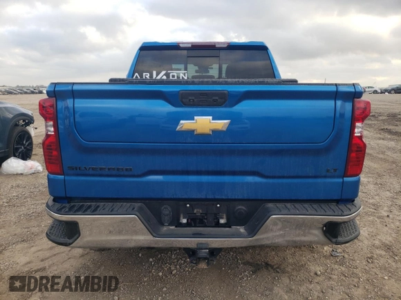 2022 Chevrolet Silverado 1500 LT with VIN 3GCPACED5NG594130, listed as a Copart auction lot 43987345 with 62,367 mi miles and Salvage Title. Bid and sale history available at carsss.com. Image 6.