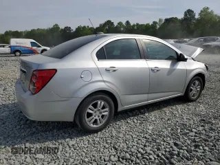 2015 Chevrolet Sonic LT with VIN 1G1JC5SH6F4131388, listed as a Copart auction lot 53811095 with Not provided miles and Salvage title. Bid and sale history available at DreamBid. Image 3.