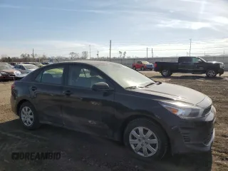 2022 Kia Rio S with VIN 3KPA24AD3NE501857, listed as a Copart auction lot 48806355 with 37,550 mi miles and Salvage Title. Bid and sale history available at carsss.com. Image 4.
