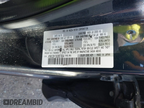 2016 Mazda CX-5 Sport with VIN JM3KE2BY3G0657904, listed as a IAAI auction lot 42127897 with 153,855 mi miles. Bid and sale history available at carsss.com. Image 9.
