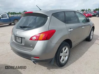 2009 Nissan Murano S with VIN JN8AZ18U59W000839, listed as a IAAI auction lot 42142054 with 181,766 mi miles. Bid and sale history available at carsss.com. Image 4.