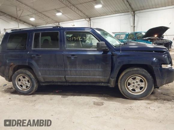 2014 Jeep Patriot Sport with VIN 1C4NJPBA1ED553340, listed as a IAAI auction lot 41212383 with 119,819 mi miles and . Bid and sale history available at DreamBid. Image 13.