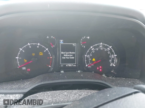 2023 Toyota 4Runner SR5 with VIN JTEMU5JR0P6128872, listed as a IAAI auction lot 41908503 with 47,867 mi miles and . Bid and sale history available at DreamBid. Image 15.