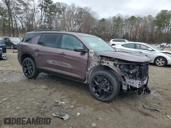 2025 Chevrolet Traverse with VIN 1GNERLRS1SJ126566, listed as a Copart auction lot 44213405 with 81 mi miles and Salvage title. Bid and sale history available at DreamBid. Image 4.