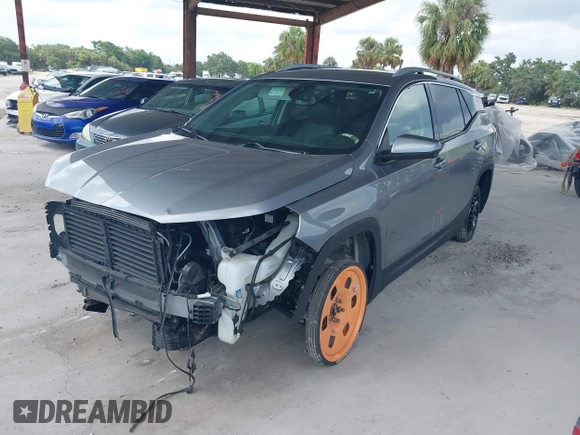 2023 GMC Terrain SLT z VIN 3GKALVEG9PL187402, wystawiony jako IAAI lot #42335091 z przebiegiem 59 032 mil mil oraz . Historia ofert i sprzedaży dostępna na DreamBid. Obrazek 22.