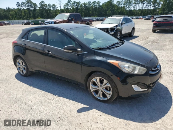 2015 Hyundai Elantra GT with VIN KMHD35LH4FU247154, listed as a Copart auction lot 68653354 with 92,597 mi miles and Salvage Title. Bid and sale history available at carsss.com. Image 4.