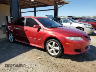 2004 Mazda Mazda6 s with VIN 1YVFP80D545N85345, listed as a Copart auction lot 50378455 with 244,193 mi miles and Salvage Title. Bid and sale history available at carsss.com. Image 4.