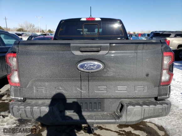 2024 Ford Ranger LARIAT with VIN 1FTER4KH6RLE24736, listed as a Copart auction lot 42259345 with 3,690 mi miles and Salvage Title. Bid and sale history available at carsss.com. Image 6.