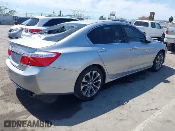2014 Honda Accord Sport with VIN 1HGCR2F56EA208419, listed as a IAAI auction lot 41936540 with 148,514 mi miles and . Bid and sale history available at DreamBid. Image 4.