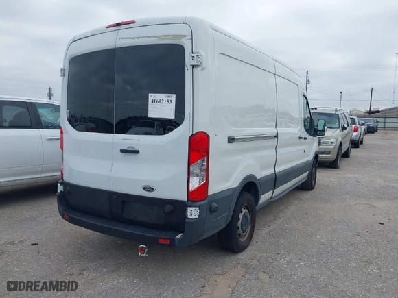 2017 Ford Transit Van with VIN 1FTYE2CMXHKA21372, listed as a IAAI auction lot 41612153 with NaN miles. Bid and sale history available at carsss.com. Image 4.