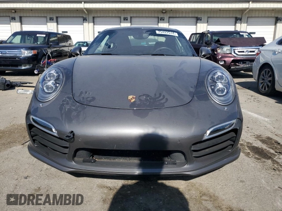 2014 Porsche 911 Turbo with VIN WP0AD2A92ES167652, listed as a Copart auction lot 75422514 with 35,360 mi miles and Salvage Title. Bid and sale history available at carsss.com. Image 5.