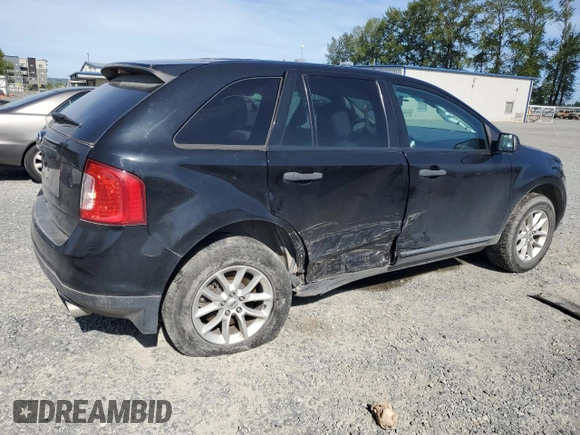2013 Ford Edge SE with VIN 2FMDK3GC2DBC54743, listed as a Copart auction lot 59802575 with 98,463 mi miles and Salvage title. Bid and sale history available at DreamBid. Image 3.
