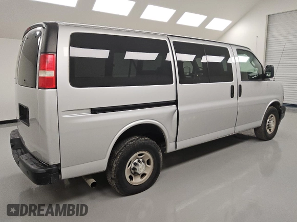 2018 Chevrolet Express Cargo with VIN 1GCWGAFG2J1309593, listed as a Copart auction lot 53824995 with 244,641 mi miles and Clean Title. Bid and sale history available at DreamBid. Image 3.