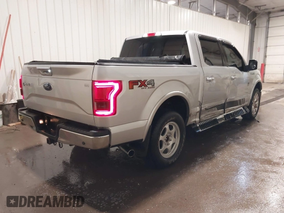 2017 Ford F-150 XL with VIN 1FTEW1EG4HKC24288, listed as a IAAI auction lot 42315916 with 129,499 mi miles and . Bid and sale history available at DreamBid. Image 4.