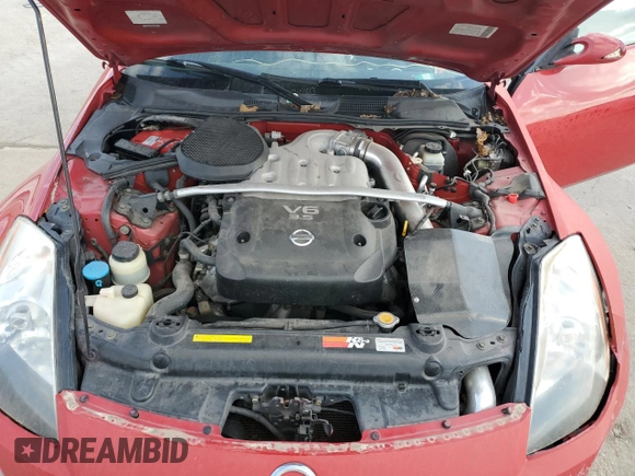 2005 Nissan 350Z Touring with VIN JN1AZ34EX5M653794, listed as a Copart auction lot 78330764 with 170,308 mi miles and Clean Title. Bid and sale history available at DreamBid. Image 11.