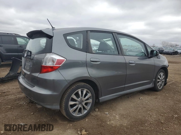 2013 Honda Fit Sport with VIN JHMGE8H52DC070276, listed as a Copart auction lot 50663925 with 170,716 mi miles and Salvage Title. Bid and sale history available at carsss.com. Image 3.