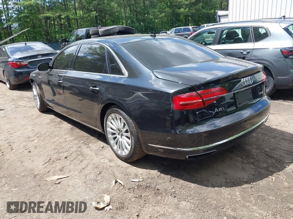 2015 Audi A8 3.0T z VIN WAU3GAFD4FN039482, wystawiony jako IAAI lot #42330349 z przebiegiem 132 718 mil mil oraz . Historia ofert i sprzedaży dostępna na DreamBid. Obrazek 3.