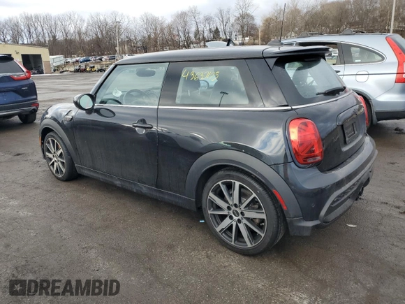 2023 MINI Hardtop Cooper S with VIN WMW53DH03P2T81248, listed as a Copart auction lot 43637175 with 9,565 mi miles and Salvage title. Bid and sale history available at DreamBid. Image 2.