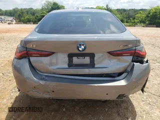 2023 BMW i4 eDrive40 with VIN WBY73AW08PFN75939, listed as a Copart auction lot 56928064 with 10,295 mi miles and Salvage Title. Bid and sale history available at carsss.com. Image 6.