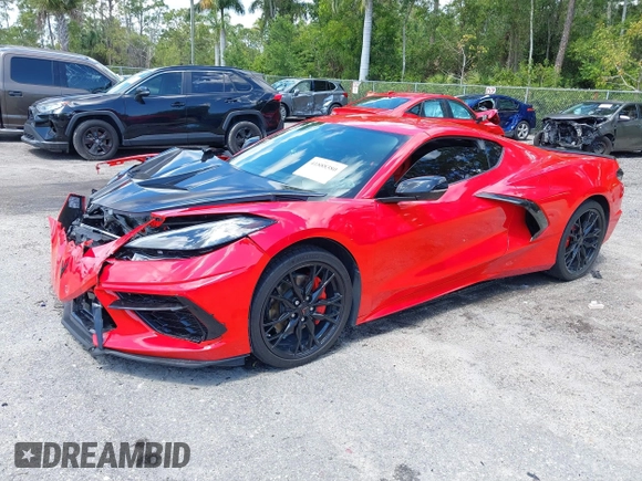 2023 Chevrolet Corvette 1LT z VIN 1G1YA2D48P5113841, wystawiony jako IAAI lot #41888380 z przebiegiem 39 035 mil mil oraz . Historia ofert i sprzedaży dostępna na DreamBid. Obrazek 18.