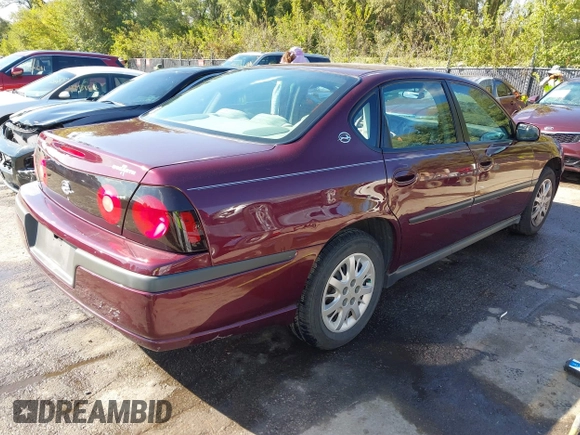 2004 Chevrolet Impala with VIN 2G1WF52E549429976, listed as a IAAI auction lot 40451492 with 55,150 mi miles. Bid and sale history available at carsss.com. Image 4.