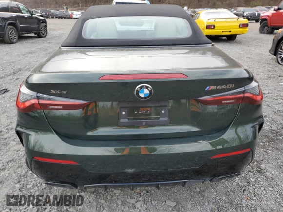 2024 BMW 4 Series M440i xDrive with VIN WBA63AT07RCP43301, listed as a Copart auction lot 80903374 with 1,111 mi miles and Salvage title. Bid and sale history available at DreamBid. Image 6.
