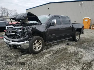 2015 Chevrolet Silverado 1500 LT with VIN 3GCPCREC6FG520785, listed as a Copart auction lot 42697355 with 160,799 mi miles and Salvage Title. Bid and sale history available at carsss.com. Image 1.
