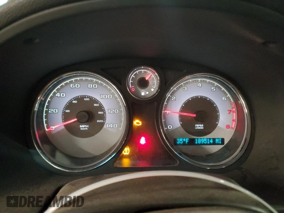2010 Chevrolet Cobalt 2LT with VIN 1G1AF5F57A7122696, listed as a Copart auction lot 50069035 with 189,514 mi miles and Salvage Title. Bid and sale history available at DreamBid. Image 9.
