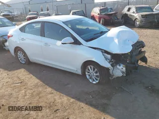 2019 Hyundai Accent SE with VIN 3KPC24A39KE070324, listed as a IAAI auction lot 41768121 with 62,500 mi miles. Bid and sale history available at carsss.com. Image 1.