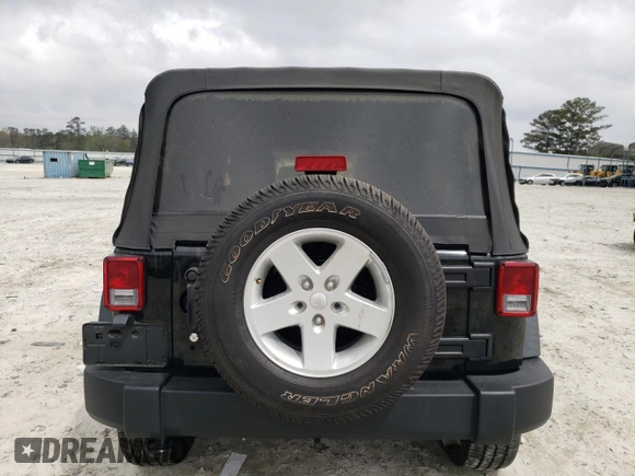 2018 Jeep Wrangler JK Unlimited Sport S with VIN 1C4BJWDG2JL859963, listed as a Copart auction lot 51613135 with 63,746 mi miles and Salvage Title. Bid and sale history available at carsss.com. Image 6.