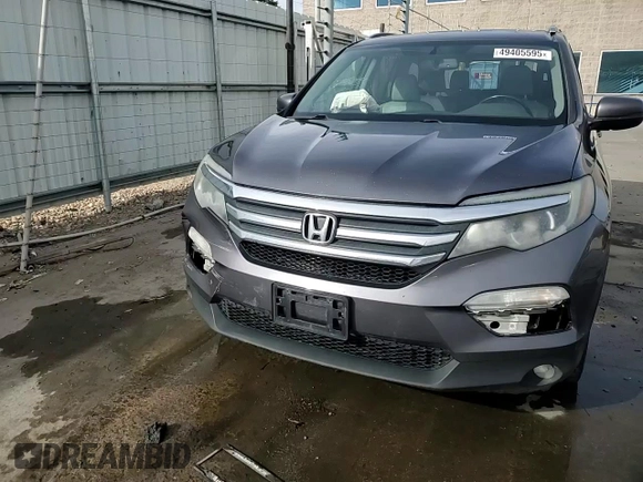 2016 Honda Pilot EX-L with VIN 5FNYF6H78GB074123, listed as a Copart auction lot 49405595 with 189,373 mi miles and Salvage Title. Bid and sale history available at carsss.com. Image 14.