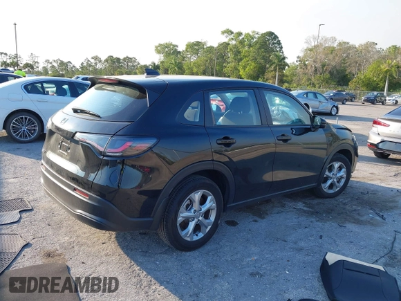 2024 Honda HR-V LX with VIN 3CZRZ1H39RM756514, listed as a IAAI auction lot 41530795 with 10,013 mi miles. Bid and sale history available at carsss.com. Image 4.