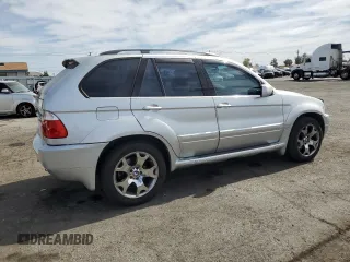 2001 BMW X5 4.4i with VIN WBAFB33561LH14941, listed as a Copart auction lot 47156455 with 0 mi miles and Clean Title. Bid and sale history available at carsss.com. Image 3.
