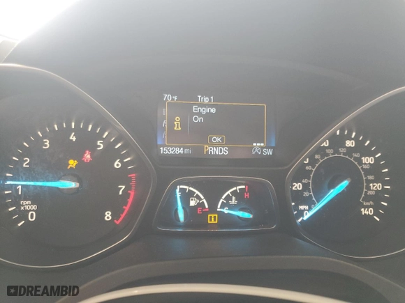 2017 Ford Escape SE with VIN 1FMCU9G98HUB38525, listed as a Copart auction lot 50306655 with 153,284 mi miles and Salvage Title. Bid and sale history available at carsss.com. Image 9.