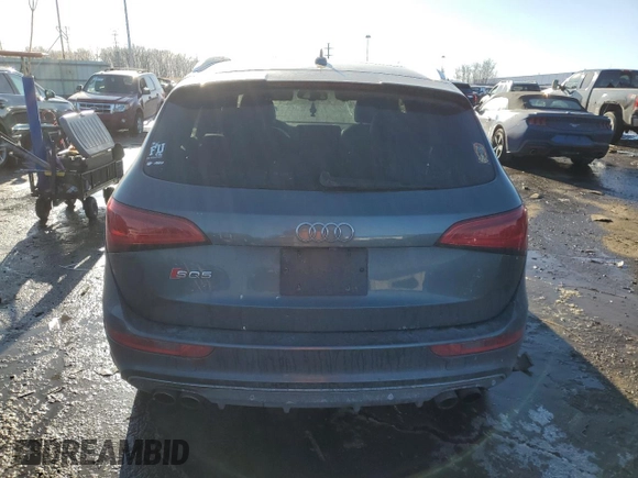 2016 Audi SQ5 3.0T Technik with VIN WA1LCAFPXGA081750, listed as a Copart auction lot 44308075 with 84,983 mi miles and Clean Title. Bid and sale history available at carsss.com. Image 6.