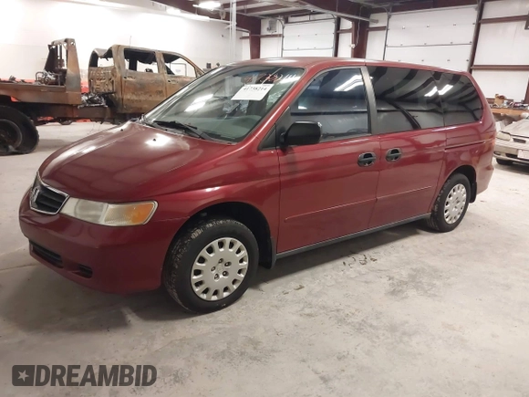 2002 Honda Odyssey LX z VIN 5FNRL18552B019426, wystawiony jako IAAI lot #41738214 z przebiegiem 202 577 mil mil oraz . Historia ofert i sprzedaży dostępna na DreamBid. Obrazek 2.