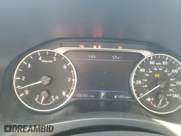 2020 Nissan Altima 2.5 SL with VIN 1N4BL4EV8LC215694, listed as a Copart auction lot 47410145 with 156,191 mi miles and Salvage Title. Bid and sale history available at carsss.com. Image 9.