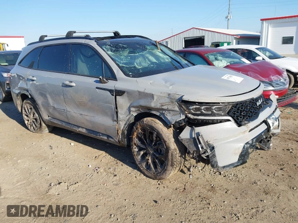 2022 Kia Sorento SX with VIN 5XYRK4LF1NG106743, listed as a IAAI auction lot 41770050 with 51,374 mi miles and . Bid and sale history available at DreamBid. Image 1.