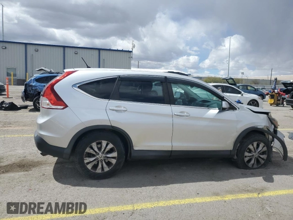 2013 Honda CR-V EX with VIN 2HKRM4H58DH677602, listed as a Copart auction lot 51869445 with 130,043 mi miles and Salvage Title. Bid and sale history available at carsss.com. Image 3.