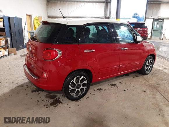 2015 FIAT 500L Easy with VIN ZFBCFABH3FZ034171, listed as a Copart auction lot 86753914 with 79,336 mi miles and Salvage title. Bid and sale history available at DreamBid. Image 3.