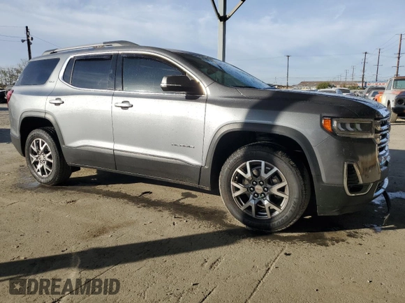 2020 GMC Acadia SLT with VIN 1GKKNML40LZ236717, listed as a Copart auction lot 82780574 with 37,283 mi miles and Salvage Title. Bid and sale history available at DreamBid. Image 4.